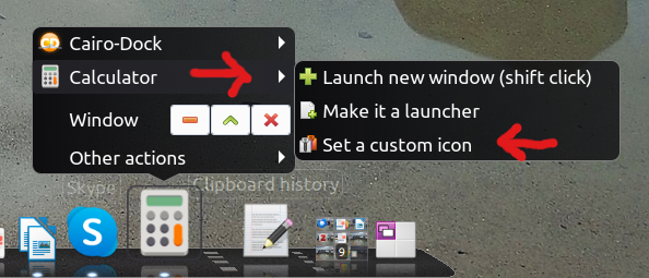 How to set a custom icon for an app