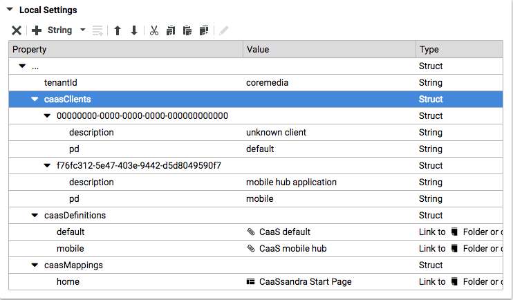 site configuration