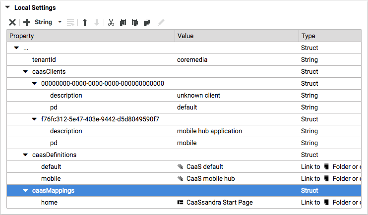 site configuration