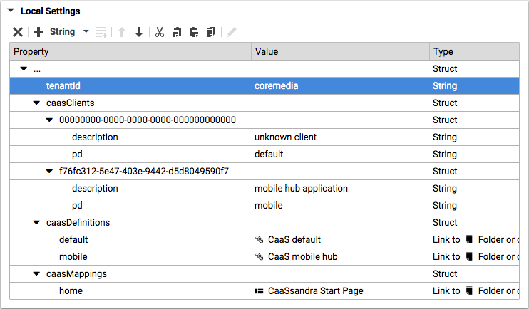 site configuration