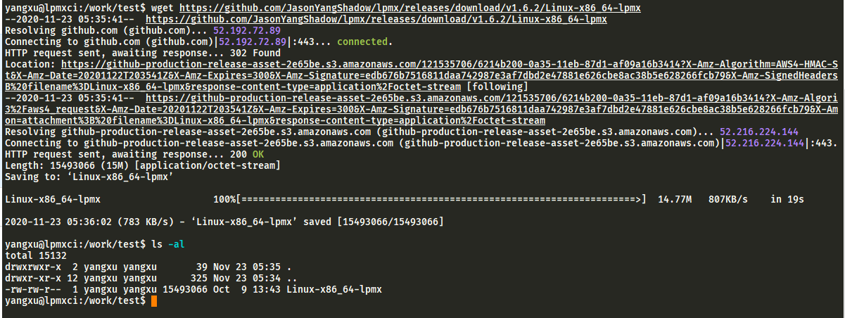 lpmx binary installation