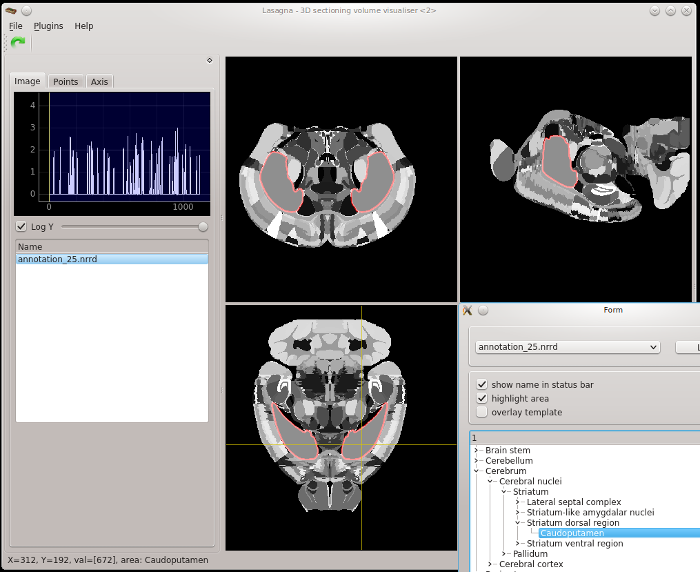 ARA explorer main window