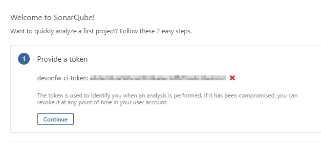 sonarqube token generation