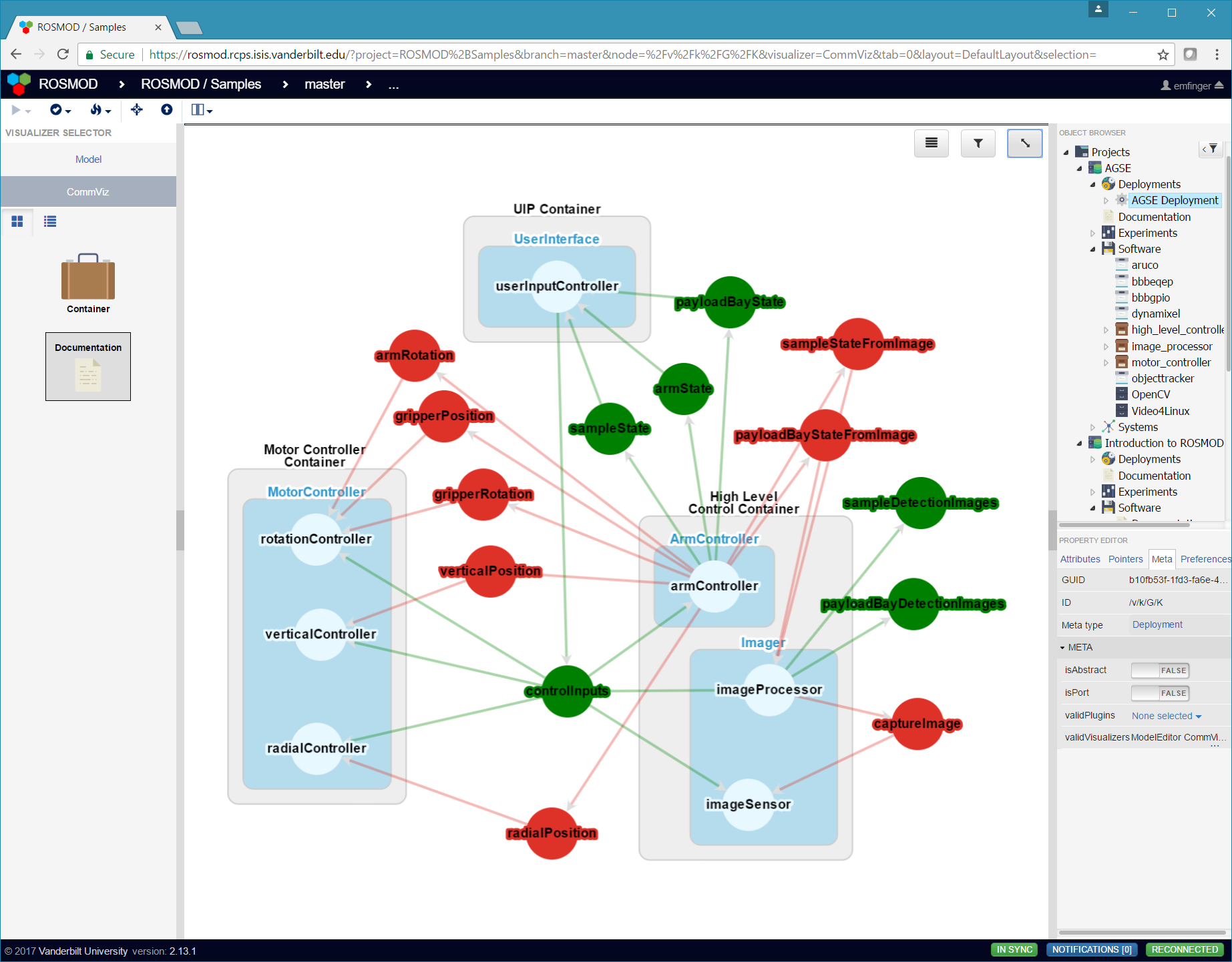 Interactive deployment visualization